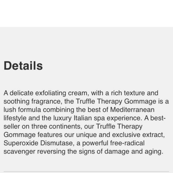 Skin & Co Truffle Therapy Exfoliating Face Gommage - Picture 4 of 14